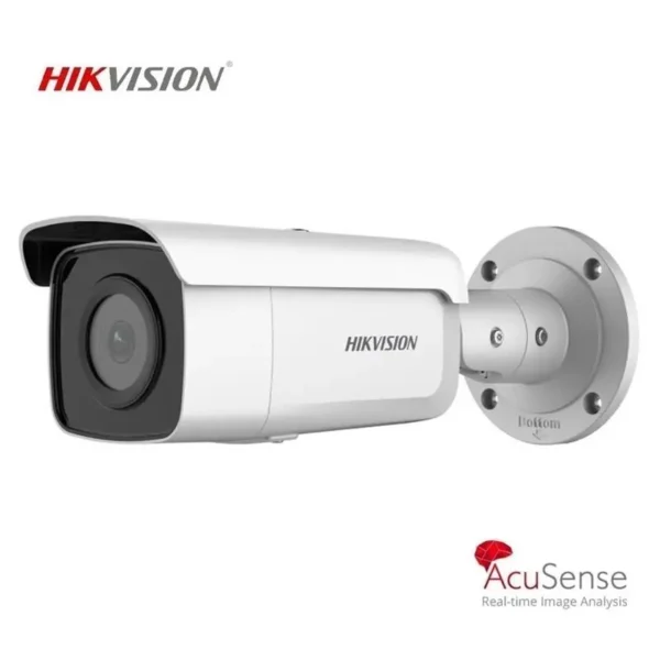 HIKVISION DS-2CD3T63G2-2IS 6MP 4MM LENS 60 METRE IR ميكرفون داخلي ACUSENSE IP KAMERA