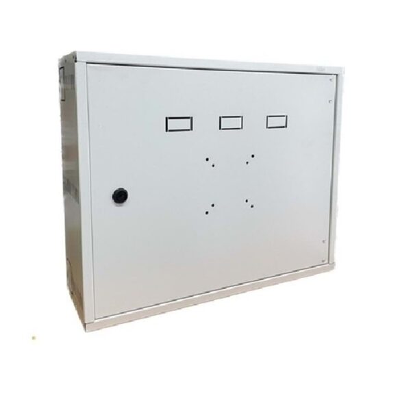 box Rack Cabinet and Monitor Protection Box 550X450X170 DVR & NVR خزانة بيضاء على الحائط