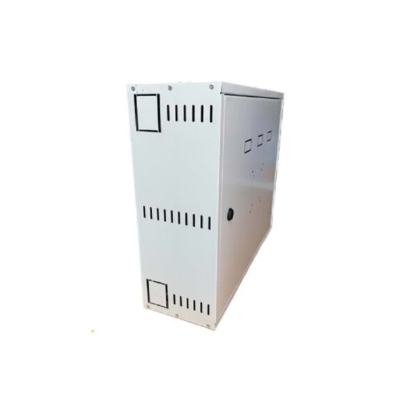 ⁦box Rack Cabinet and Monitor Protection Box 550X450X170 DVR & NVR خزانة بيضاء على الحائط⁩ - الصورة ⁦3⁩