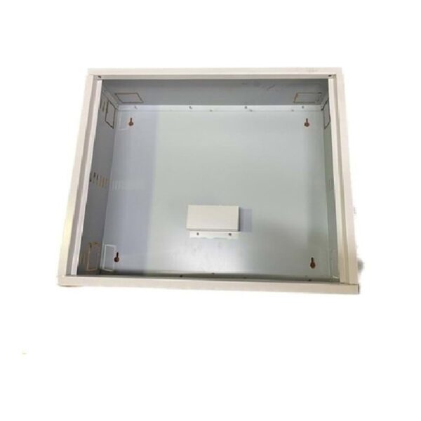 ⁦box Rack Cabinet and Monitor Protection Box 550X450X170 DVR & NVR خزانة بيضاء على الحائط⁩ - الصورة ⁦2⁩