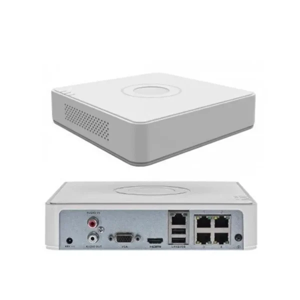 ⁦HIKVISION DS-7104NI-Q1/4P 4 CH POE 1 SATA NVR RECORDER⁩ - الصورة ⁦2⁩