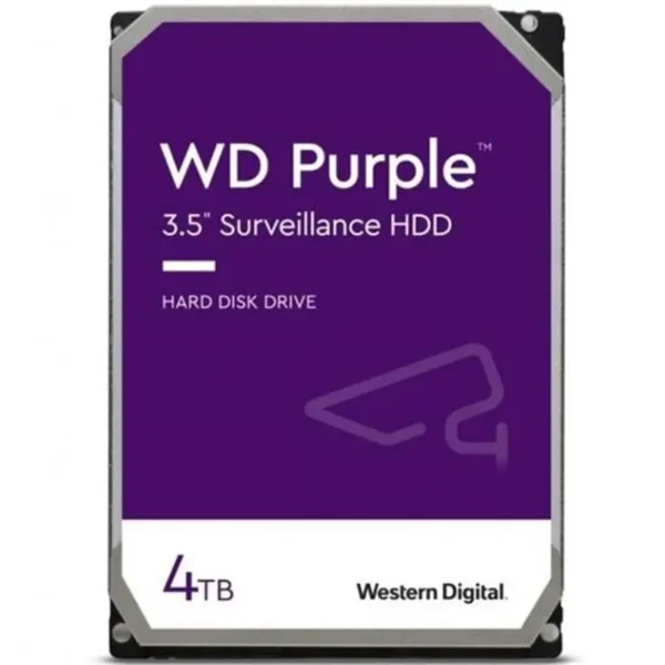 4 TB WD 3.5 PURPLE SATA3 5400RPM 256MB 7/24 WD43PURZ كفالة لمدة 3 سنوات
