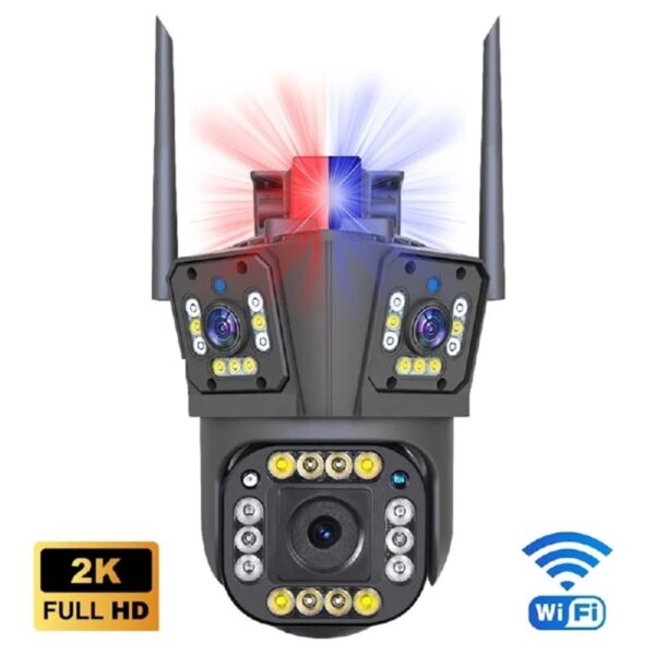 YS-17 PRO 3 CAMERA ALARM 5MP FULL HD SMART SECURITY CAMERA