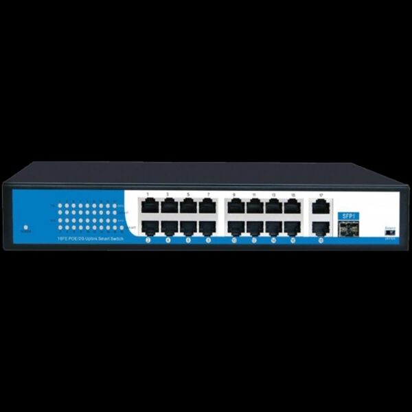 MPI 16PORT GIGABIT POE SWITCH 10/100/1000 Mbps