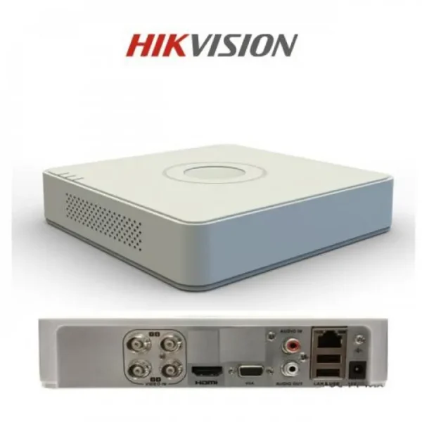 HIKVISION DS-7104HGHI-K1 4 CHANNEL 1080N H265+ HYBRID DVR DEVICE